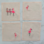 A Flocking Good Time Cocktail Napkin Set
